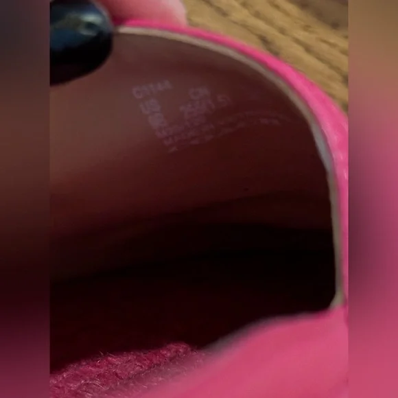 Coach Charlie Espadrille Bold Pink Flats Size 9 - Picture 10 of 16